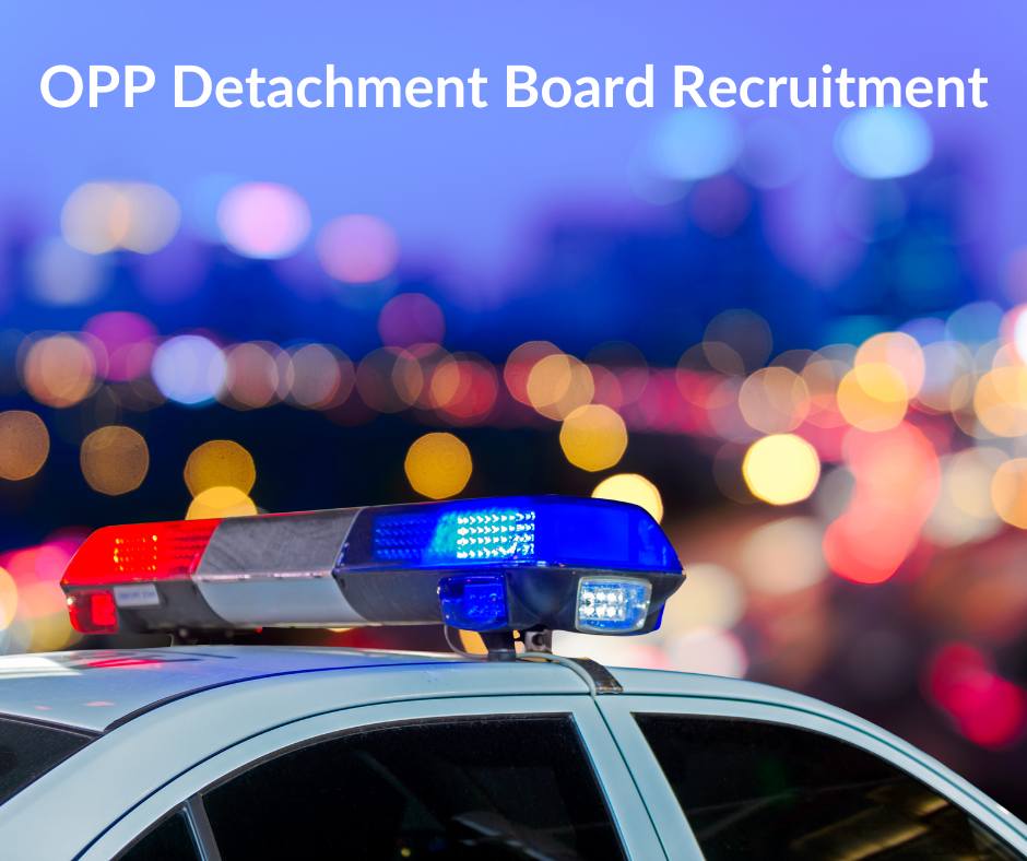 OPP Detachment Board Recruitment Image