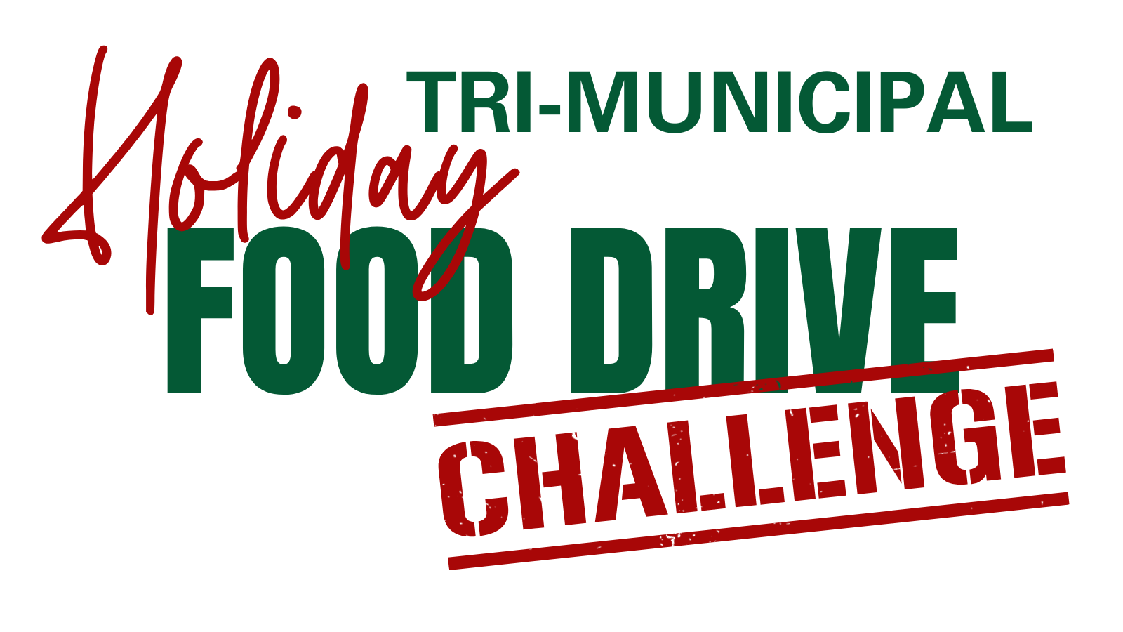 Tri Municipal Holiday Food Drive Challenge Logo